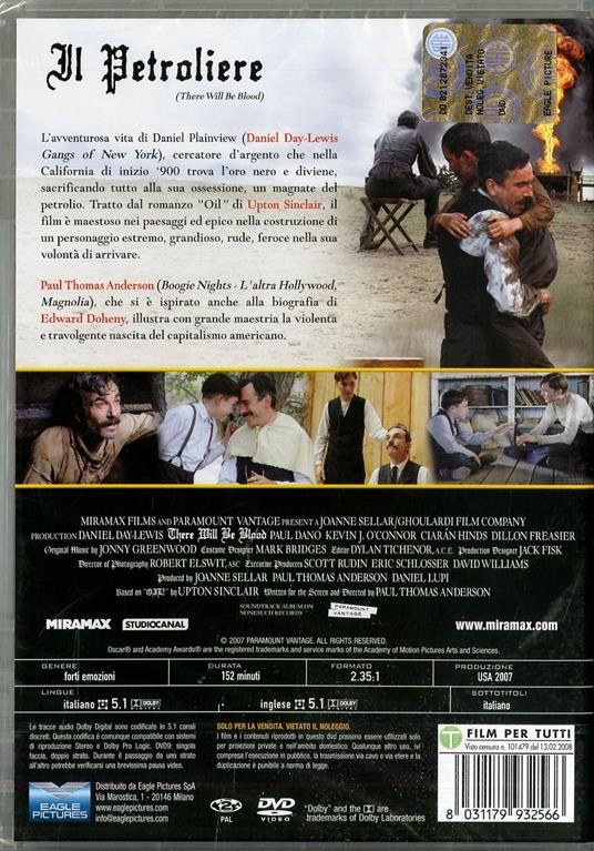Il petroliere di Paul Thomas Anderson - DVD - 2