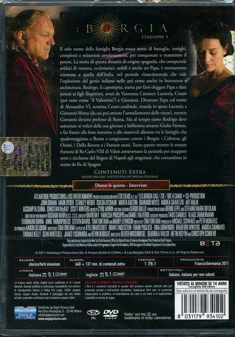 I Borgia. Stagione 1 (5 DVD) di Oliver Hirschbiegel - DVD - 2