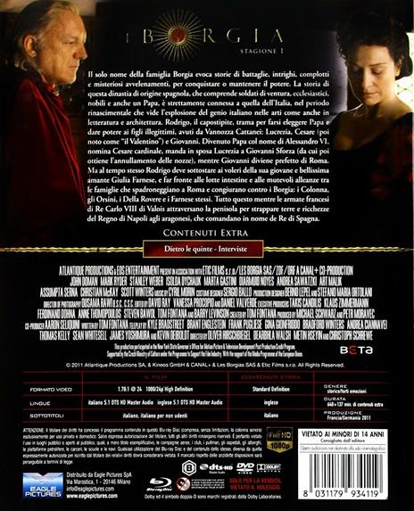 I Borgia. Stagione 1 (3 Blu-ray) di Oliver Hirschbiegel - Blu-ray - 2