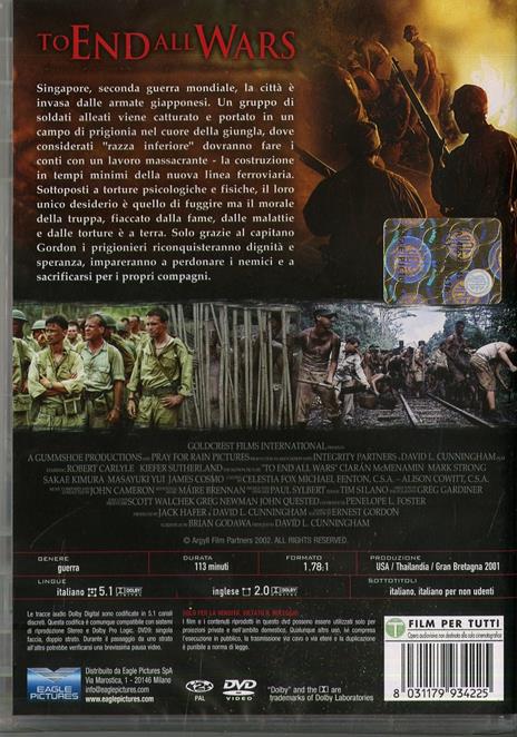 To End All Wars di David L. Cunningham - DVD - 2