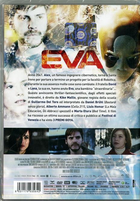 Eva di Kike Maíllo - DVD - 2