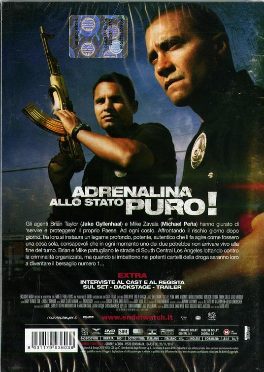 End of Watch. Tolleranza zero di David Ayer - DVD - 2