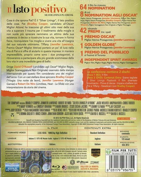 Il lato positivo. Silver Linings Playbook (Blu-ray) di David O. Russell - 2