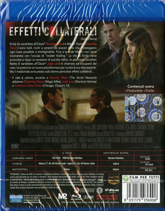 Effetti collaterali di Steven Soderbergh - Blu-ray - 2