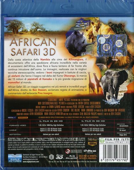 African Safari 3D<span>.</span> versione 3D di Ben Stassen - Blu-ray - 2