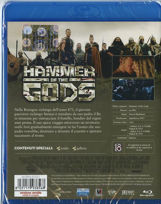 Hammer of the Gods di Farren Blackburn - Blu-ray - 2