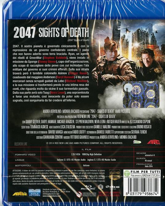 2047. Sights of Death di Alessandro Capone - Blu-ray - 2