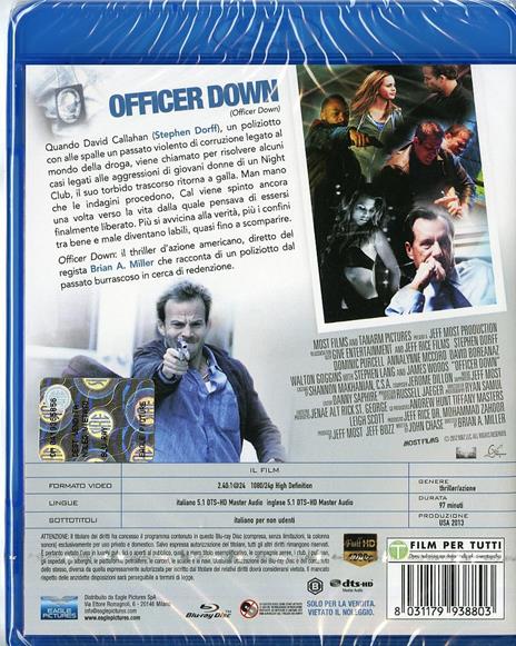 Officer Down di Brian A. Miller - Blu-ray - 2