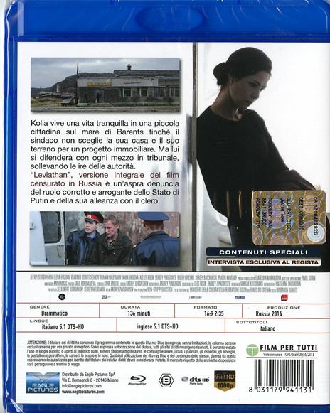 Leviathan di Andrey Zvyagintsev - Blu-ray - 2