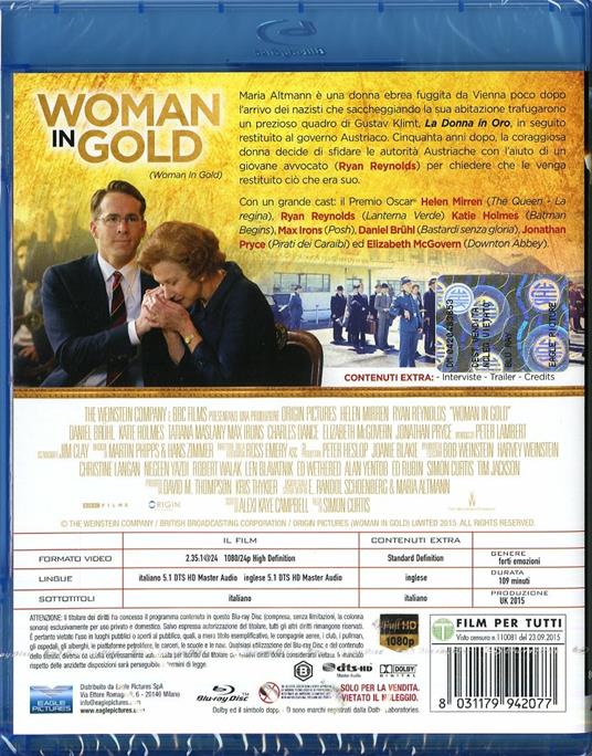 Woman in Gold (Blu-ray) di Simon Curtis - Blu-ray - 2