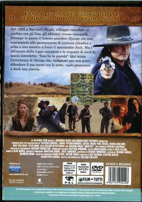 Django. Gunless di William Phillips - DVD - 2