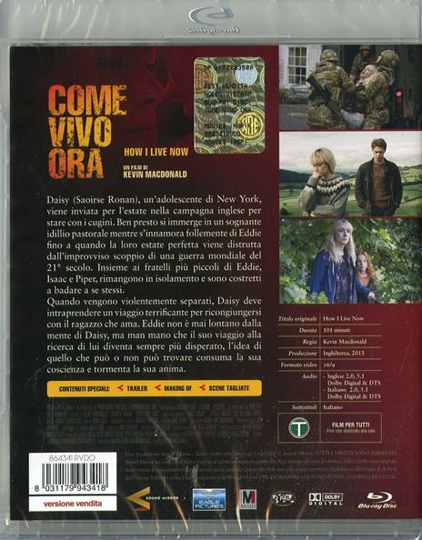 Come vivo ora di Kevin Macdonald - Blu-ray - 2