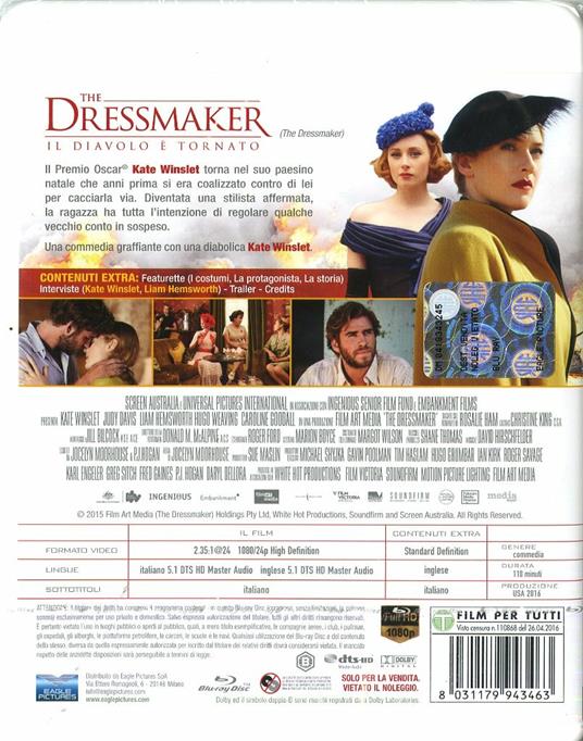 The Dressmaker. Il diavolo è tornato di Jocelyn Moorhouse - Blu-ray - 8