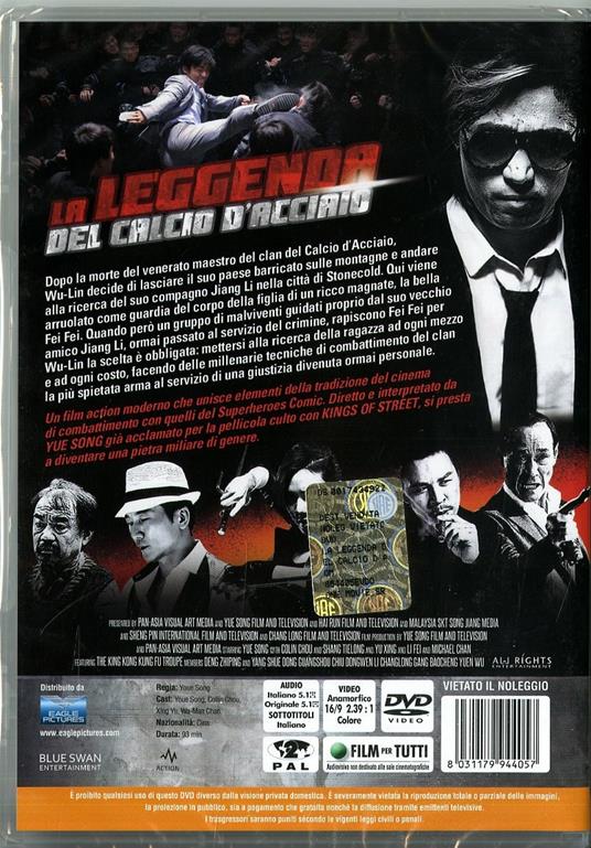 La leggenda del calcio d'acciaio di Yue Song - DVD - 2