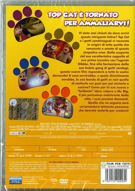 Top Cat e i gatti combinaguai di Andrés Couturier - DVD - 2