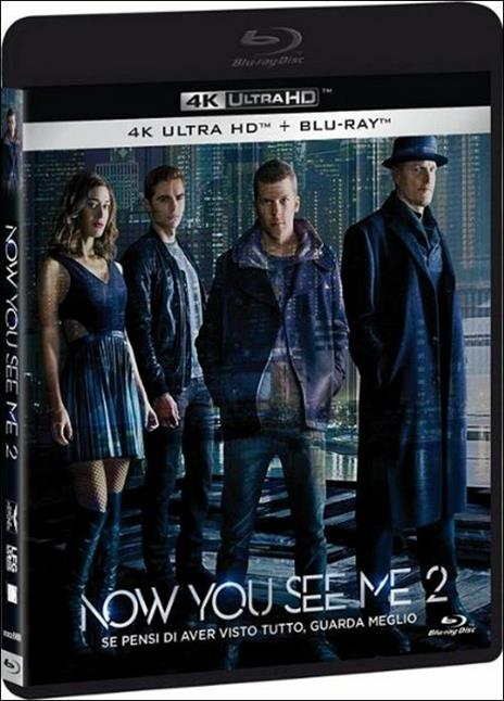 Now You See Me 2 (Blu-ray + Blu-ray 4K Ultra HD) di Jon M. Chu