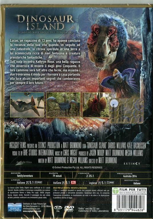 Viaggio nell'isola dei dinosauri (DVD) di Matt Drummond - DVD - 2
