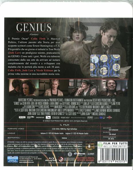 Genius (Blu-ray) di Michael Grandage - Blu-ray - 10