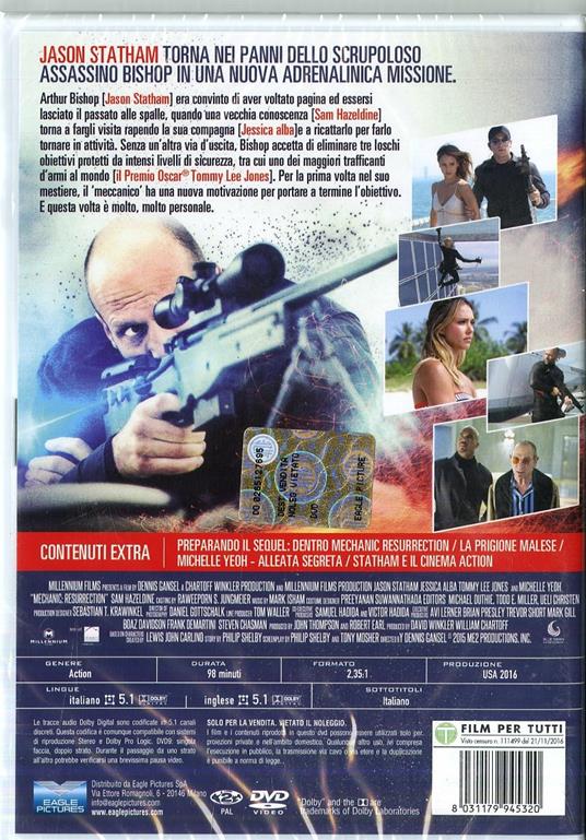 Mechanic: Resurrection (DVD) di Dennis Gansel - DVD - 10