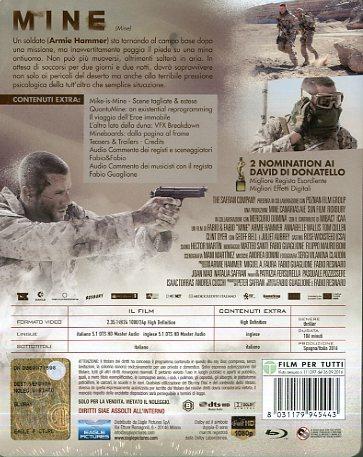 Mine. Con Steelbook. Limited Edition (Blu-ray) di Fabio Guaglione,Fabio Resinaro - Blu-ray - 2