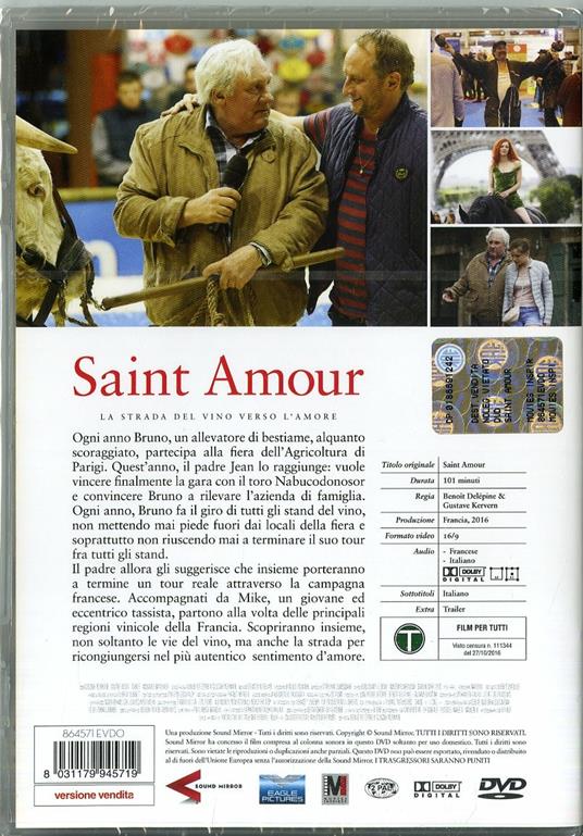 Saint Amour di Benoît Delépine,Gustave Kervern - DVD - 2