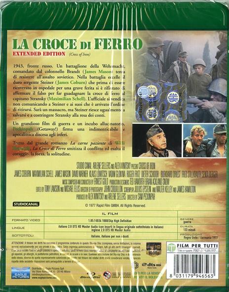 La croce di ferro (Blu-ray) di Sam Peckinpah - Blu-ray - 2