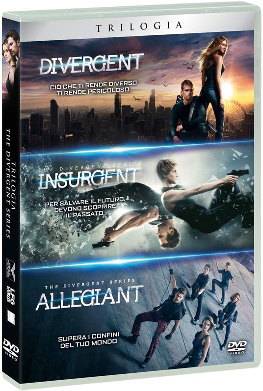 Divergent. La trilogia (3 DVD) di Neil Burger,Robert Schwentke