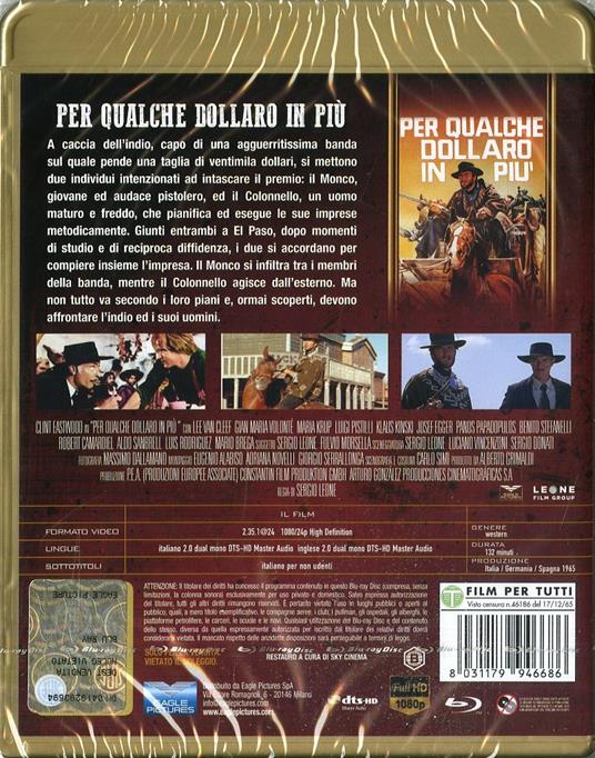 Per qualche dollaro in più (Blu-ray) di Sergio Leone - Blu-ray - 2