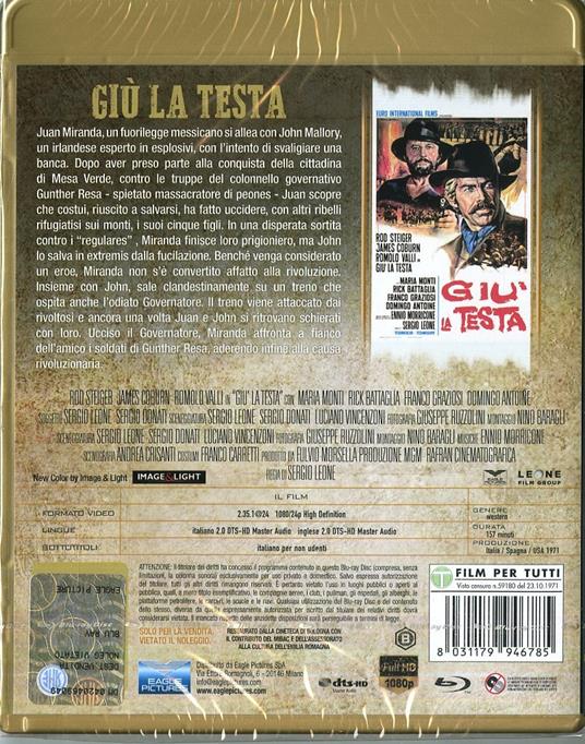 Giù la testa (Blu-ray) di Sergio Leone - Blu-ray - 2