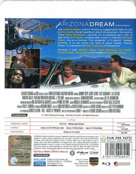 Arizona Dream. Nuova edizione (Blu-ray) di Emir Kusturica - Blu-ray - 2