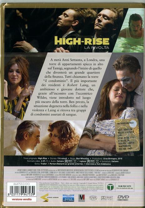 High-Rise. La rivolta (DVD) di Ben Wheatley - DVD - 2