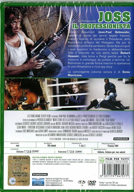 Joss il professionista (DVD) di Georges Lautner - DVD - 2