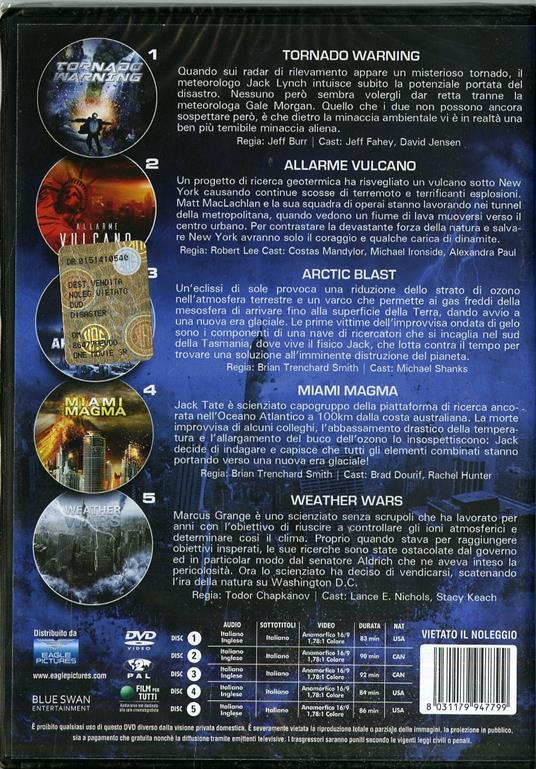 Collezione Disaster - 5 film (5 DVD) di Jeff Burr,Todor Chapkanov,Robert Lee,Brian Trenchard-Smith - 2