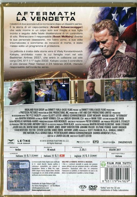 La  vendetta. Aftermath (DVD) di Elliott Lester - DVD - 2