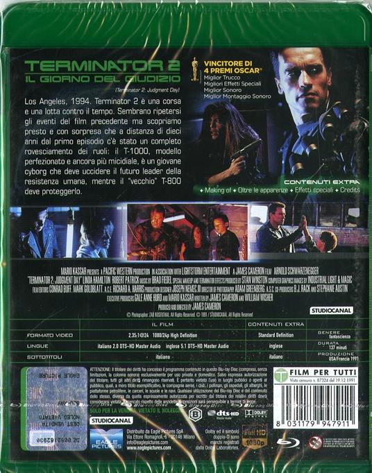 Terminator 2. Il giorno del giudizio (Blu-ray) di James Cameron - Blu-ray - 2