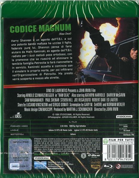 Codice Magnum (Blu-ray) di John Irvin - Blu-ray - 2