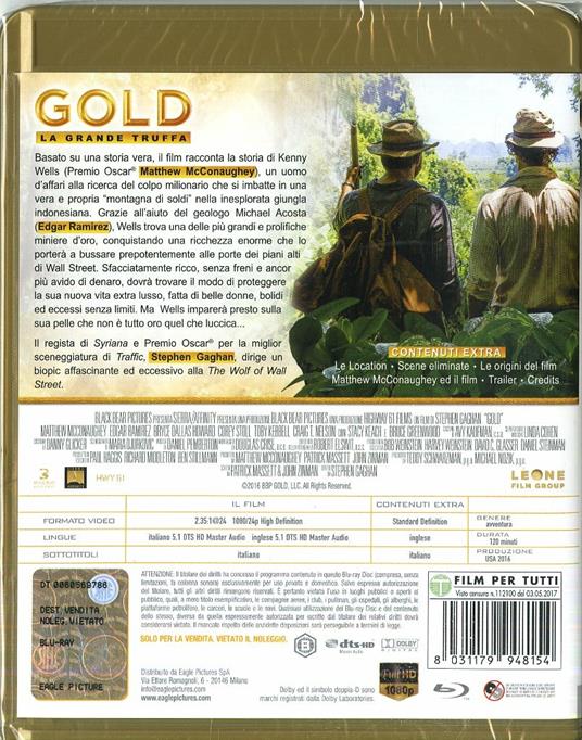 Gold. La grande truffa (Blu-ray) di Stephen Gaghan - Blu-ray - 2
