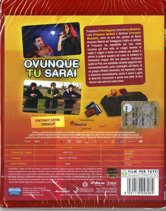 Ovunque tu sarai (Blu-ray) di Roberto Capucci - Blu-ray - 2