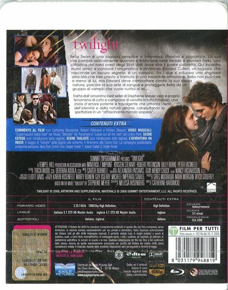 Twilight (Blu-ray) di Catherine Hardwicke - Blu-ray - 2