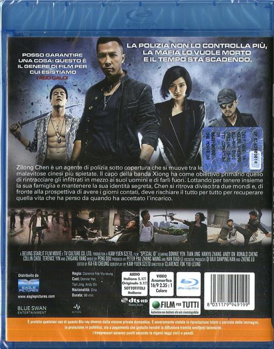 Special ID. Sotto copertura (Blu-ray) di Clarence Fok Yiu-leung - Blu-ray - 2