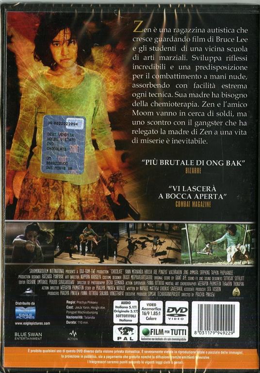 Chocolate. La furia (DVD) di Prachya Pinkaew - DVD - 2