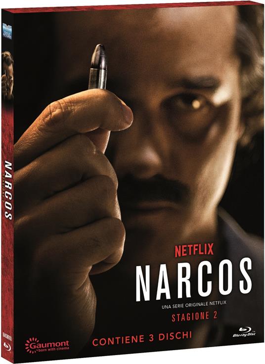 Narcos. Stagione 2. Special Edition. Serie TV ita (3 Blu-ray) di Andrés Baiz,Fernando Coimbra,Guillermo Navarro,José Padilha - Blu-ray
