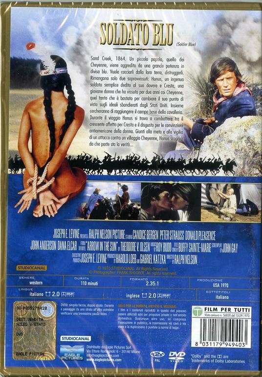 Soldato blu (DVD) di Ralph Nelson - DVD - 2