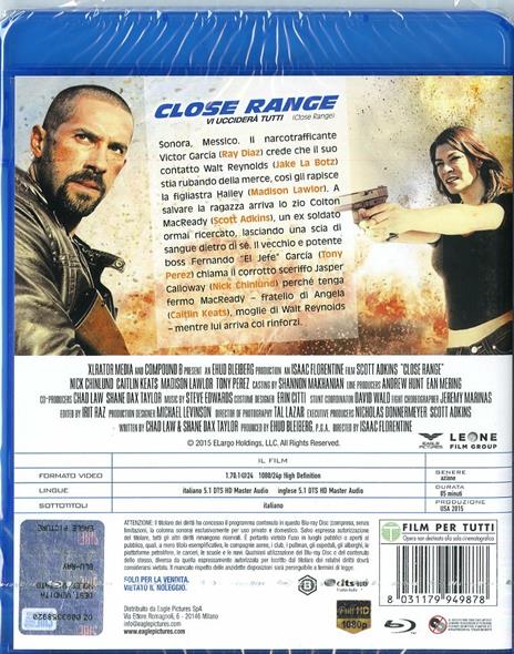 Close range. Vi ucciderà tutti (Blu-ray) di Isaac Florentine - Blu-ray - 2