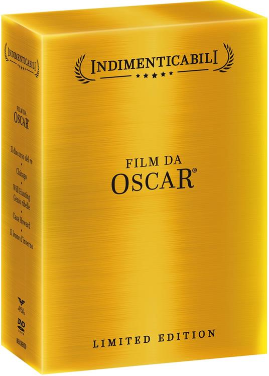 Cofanetto Film da Oscar (5 DVD) di Anthony Harvey,Tom Hooper,James Ivory,Rob Marshall,Gus Van Sant