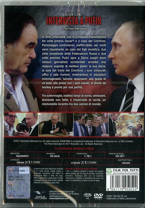 Intervista a Putin (2 DVD) di Oliver Stone - DVD - 2