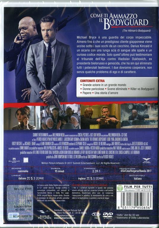 Come ti ammazzo il bodyguard (DVD) di Patrick Hughes - DVD - 2