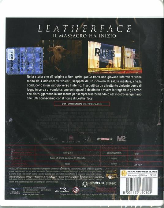 Leatherface. Il massacro ha inizio. Special Edition (Blu-ray) di Julien Maury,Alexandre Bustillo - Blu-ray - 2
