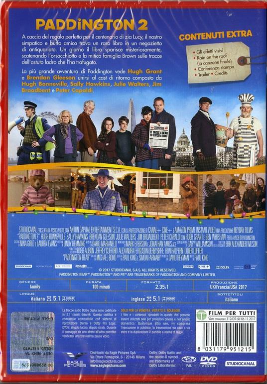 Paddington 2 (DVD) di Paul King - DVD - 2