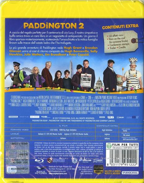 Paddington 2 (Blu-ray) di Paul King - Blu-ray - 2